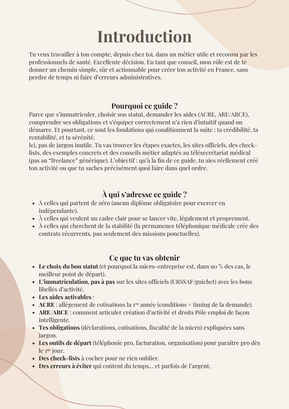 Créer ta micro-entreprise en télésecrétariat médical – ÉTAPE 1 (Création administrative)